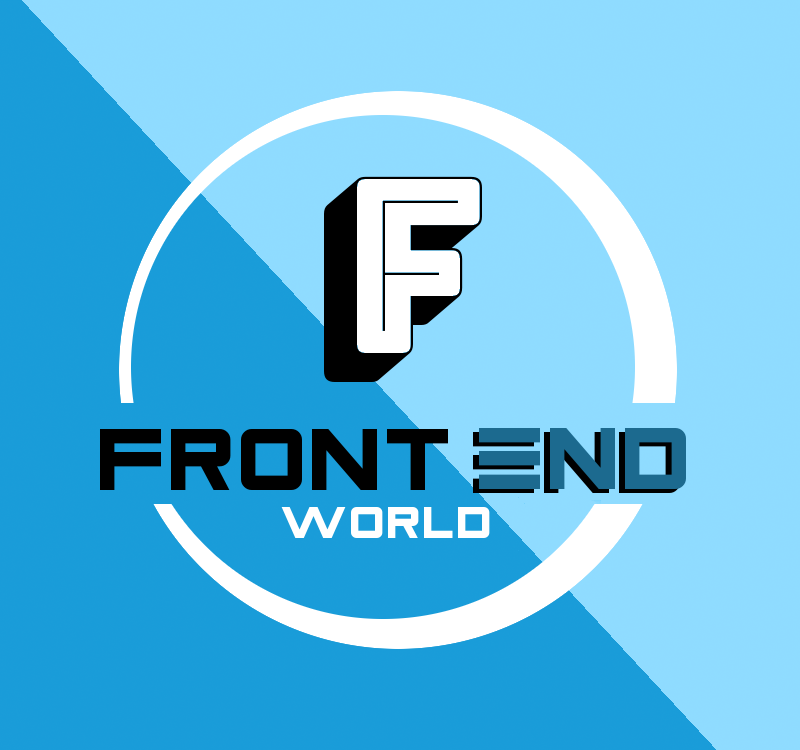 Размещение интеграции в Telegram. Логотип Телеграм канала "Front End World" Размещение интеграции в Telegram. Логотип Телеграм канала @front_end_first