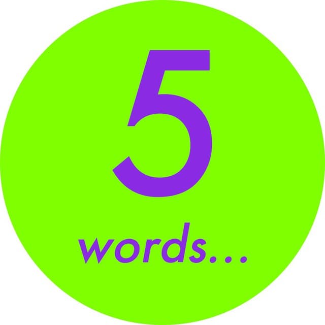 Five word. Файф Инглиш. Five на английском. 5 Канал. Английский 5 а аватарка.