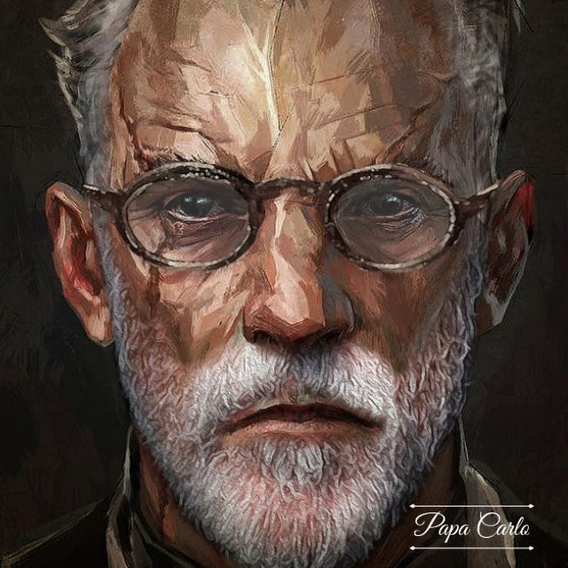 Размещение интеграции в Telegram. Логотип Телеграм канала "Papa Carlo" Размещение интеграции в Telegram. Логотип Телеграм канала @papcarlo