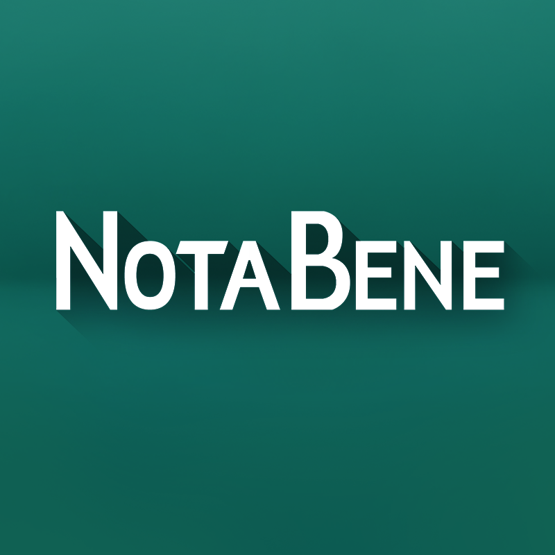Размещение интеграции в Telegram. Логотип Телеграм канала "NotaBene. Главные новости Юга Сибири" Размещение интеграции в Telegram. Логотип Телеграм канала @notabenenews