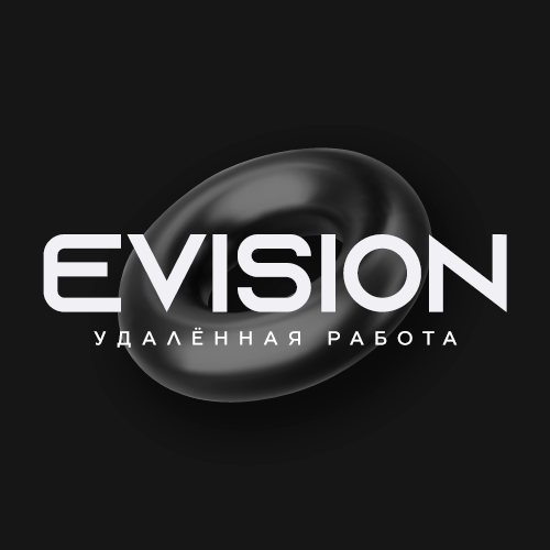 Размещение интеграции в Telegram. Логотип Телеграм канала "EVISION | Удалённая работа" Размещение интеграции в Telegram. Логотип Телеграм канала EVISION | Удалённая работа