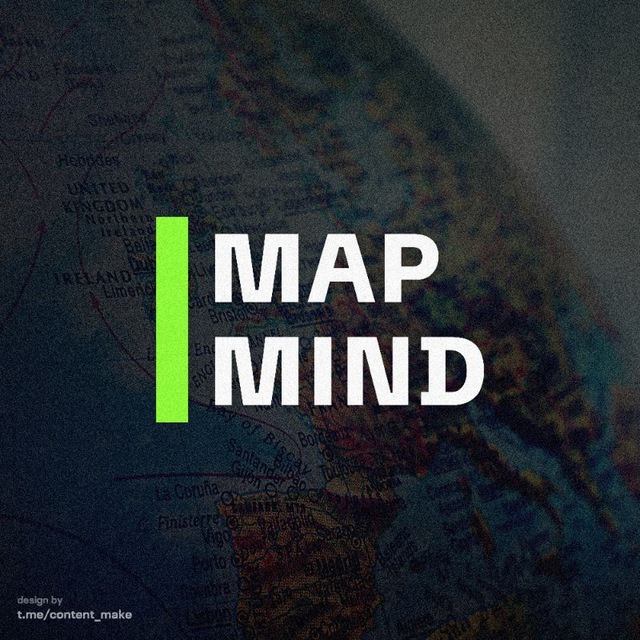 Размещение интеграции в Telegram. Логотип Телеграм канала "Map Mind — Статистика и аналитика" Размещение интеграции в Telegram. Логотип Телеграм канала Map Mind — Статистика и аналитика