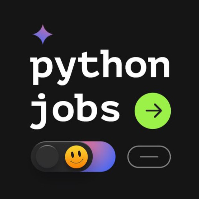 Размещение интеграции в Telegram. Логотип Телеграм канала "Python jobs" Размещение интеграции в Telegram. Логотип Телеграм канала @python_djangojobs