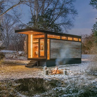 Размещение интеграции в Telegram. Логотип Телеграм канала "Amazing Houses" Размещение интеграции в Telegram. Логотип Телеграм канала @amazing_tiny_homes