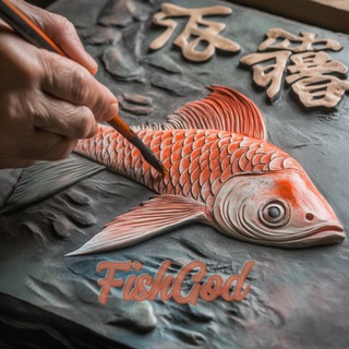 Размещение интеграции в Telegram. Логотип Телеграм канала "FishGod" Размещение интеграции в Telegram. Логотип Телеграм канала @FishGGod